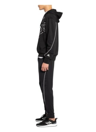 Adidas Hoodie Giant Logo schwarz