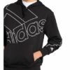 Adidas Hoodie Giant Logo schwarz