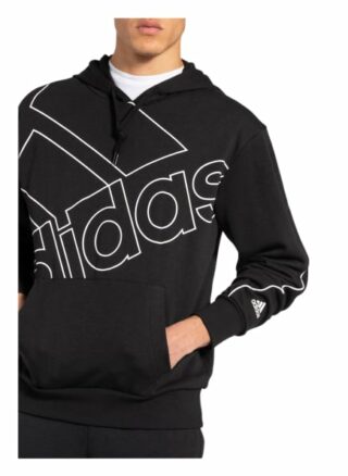 Adidas Hoodie Giant Logo schwarz