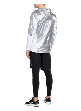 Adidas Laufjacke Marathon silber