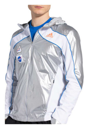 Adidas Laufjacke Marathon silber