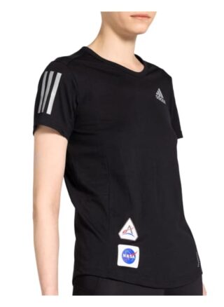 Adidas Laufshirt Run It Space Race Soft schwarz