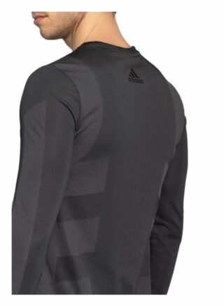 Adidas Longsleeve Studio Techfit schwarz