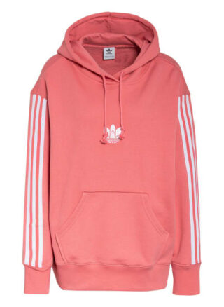 Adidas Originals Oversized-Hoodie Loungewear Adicolor 3d Trefoil rosa