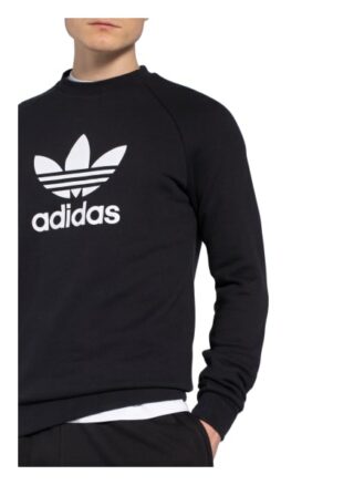 adidas Originals Trefoil Warm-Up Sweatshirt Herren, Schwarz