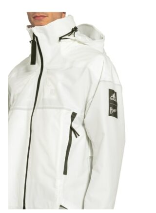 Adidas Regenjacke Parley Myshelter Rain.Rdy weiss