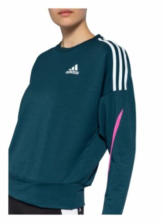 Adidas Sweatshirt Sportswear Lightweight Mit Mesh-Einsatz gruen