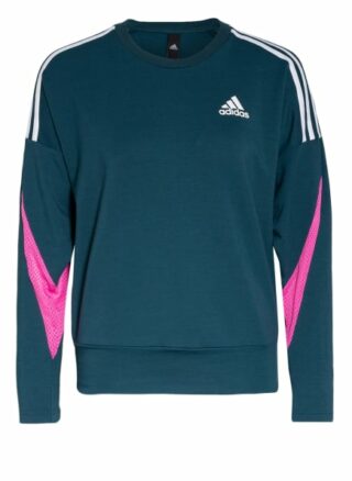 Adidas Sweatshirt Sportswear Lightweight Mit Mesh-Einsatz gruen