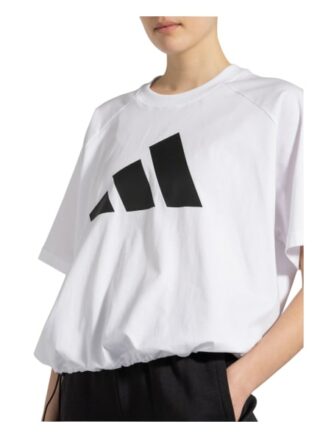 Adidas T-Shirt Sportswear Adjustable Badge Of Sport weiss