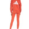 Adidas Trainingsjacke 3 Bar Logo Warm-Up rot