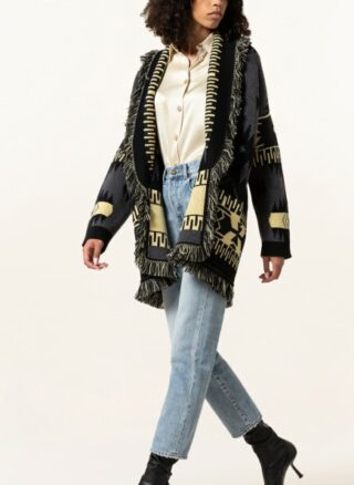 Alanui Strickhülle Regenerated Icon Aus Cashmere grau