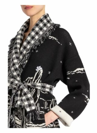 Alanui Strickhülle The Shaded Canyon Night Card Aus Cashmere schwarz