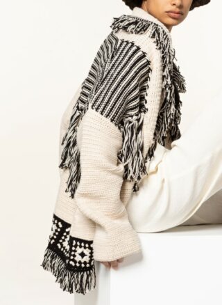 Alanui Strickhülle weiss