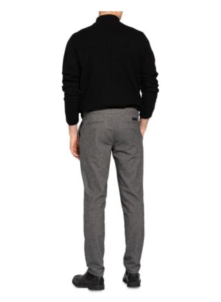 Alberto Chino House Tapered Fit Im Jogging-Stil grau
