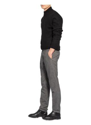 Alberto Chino House Tapered Fit Im Jogging-Stil grau