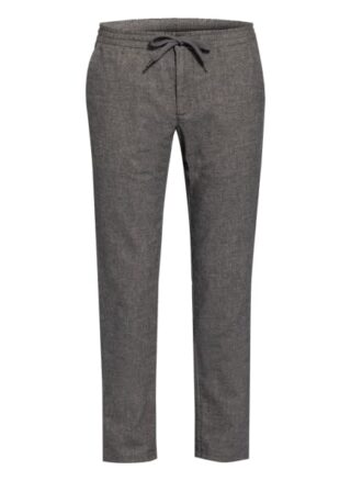 Alberto Chino House Tapered Fit Im Jogging-Stil grau