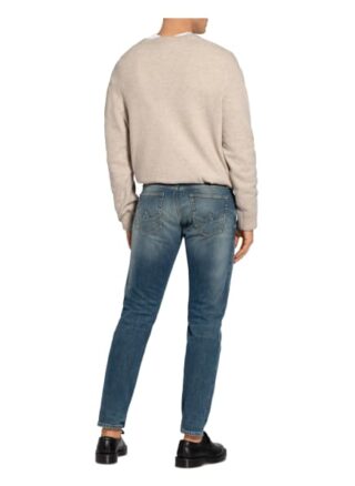 Alberto Slipe Tapered Jeans Herren, Blau