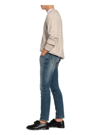 Alberto Slipe Tapered Jeans Herren, Blau