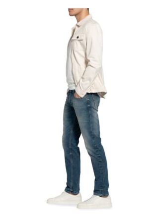Alberto Slipe Tapered Jeans Herren, Blau