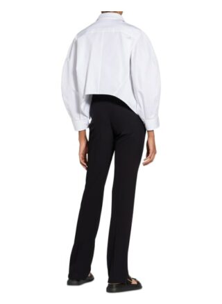 Alexander Mcqueen Cropped-Hemdbluse weiss