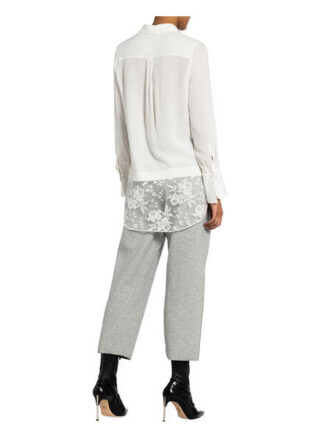 Alexander Mcqueen Hemdbluse Aus Seide weiss