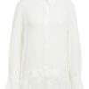 Alexander Mcqueen Hemdbluse Aus Seide weiss