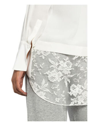 Alexander Mcqueen Hemdbluse Aus Seide weiss