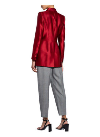 Alexander Mcqueen Longblazer Aus Seide rot