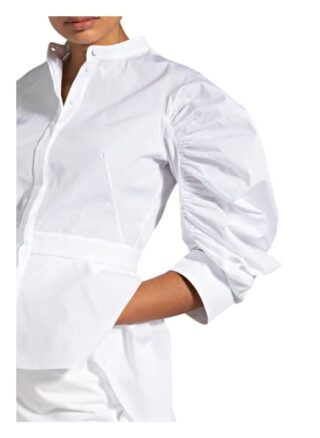 Alexander Mcqueen Oversized-Blusenshirt weiss