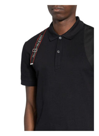 alexander mcqueen Poloshirt Herren, Schwarz