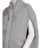 Alexander Mcqueen Strick-Cape grau