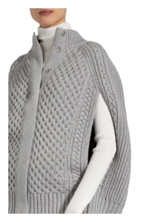 Alexander Mcqueen Strick-Cape grau