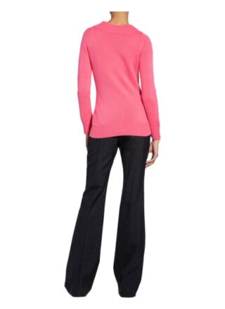Alexander Mcqueen Strickjacke Aus Cashmere pink