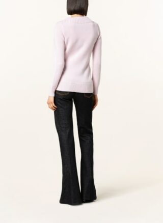 Alexander Mcqueen Strickjacke Aus Cashmere rosa