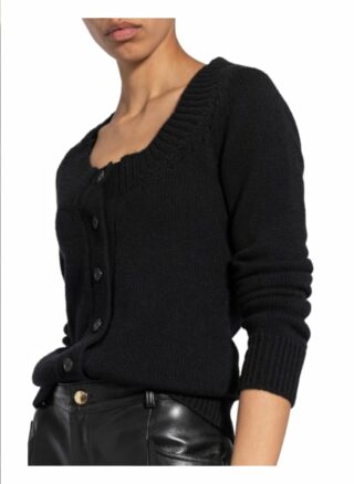 Alexander Mcqueen Strickjacke Aus Cashmere schwarz