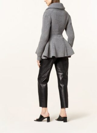 Alexander Mcqueen Strickjacke grau