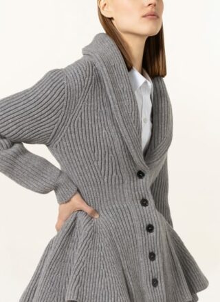Alexander Mcqueen Strickjacke grau