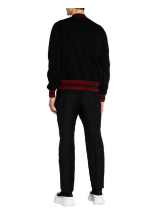 Alexander Mcqueen Strickjacke schwarz
