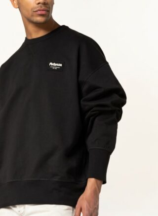 alexander mcqueen Sweatshirt Herren, Schwarz
