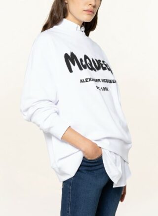 Alexander Mcqueen Sweatshirt weiss