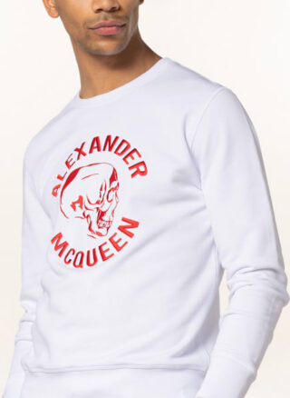 alexander mcqueen Sweatshirt Herren, Weiß