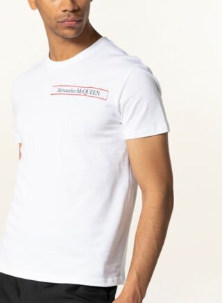 alexander mcqueen T-Shirt Herren, Weiß