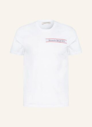 alexander mcqueen T-Shirt Herren, Weiß