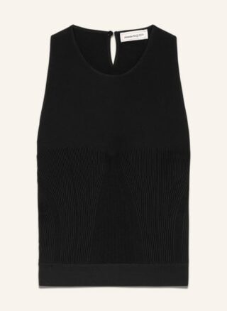 Alexander Mcqueen Top schwarz