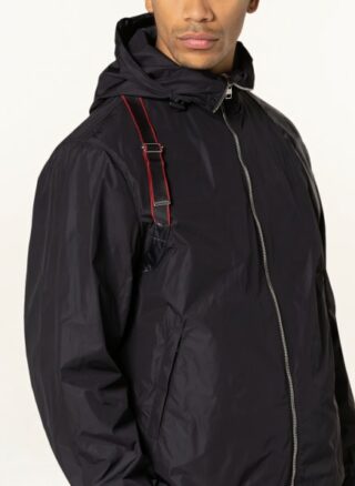 Alexander Mcqueen Windbreaker schwarz
