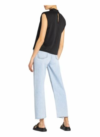 Alice+Olivia Top Coreen Cowl schwarz