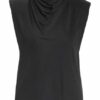 Alice+Olivia Top Coreen Cowl schwarz