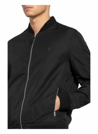 ALL SAINTS Bassett Blouson Herren, Schwarz