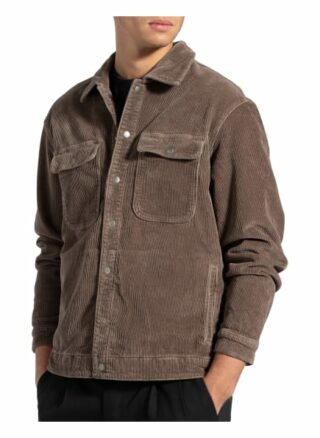 ALL SAINTS Castleford Cord-Overshirt Herren, Grün