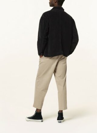 ALL SAINTS Castleford Cord-Overshirt Herren, Schwarz